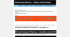 Desktop Screenshot of binnenhuisarchitectuur.nl